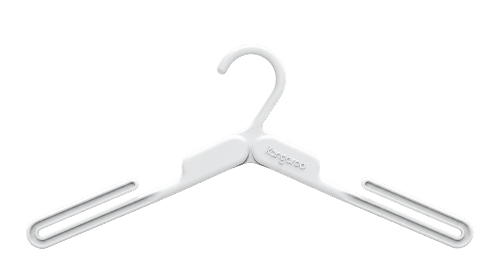 Kangaroo Fold — single hanger, front view