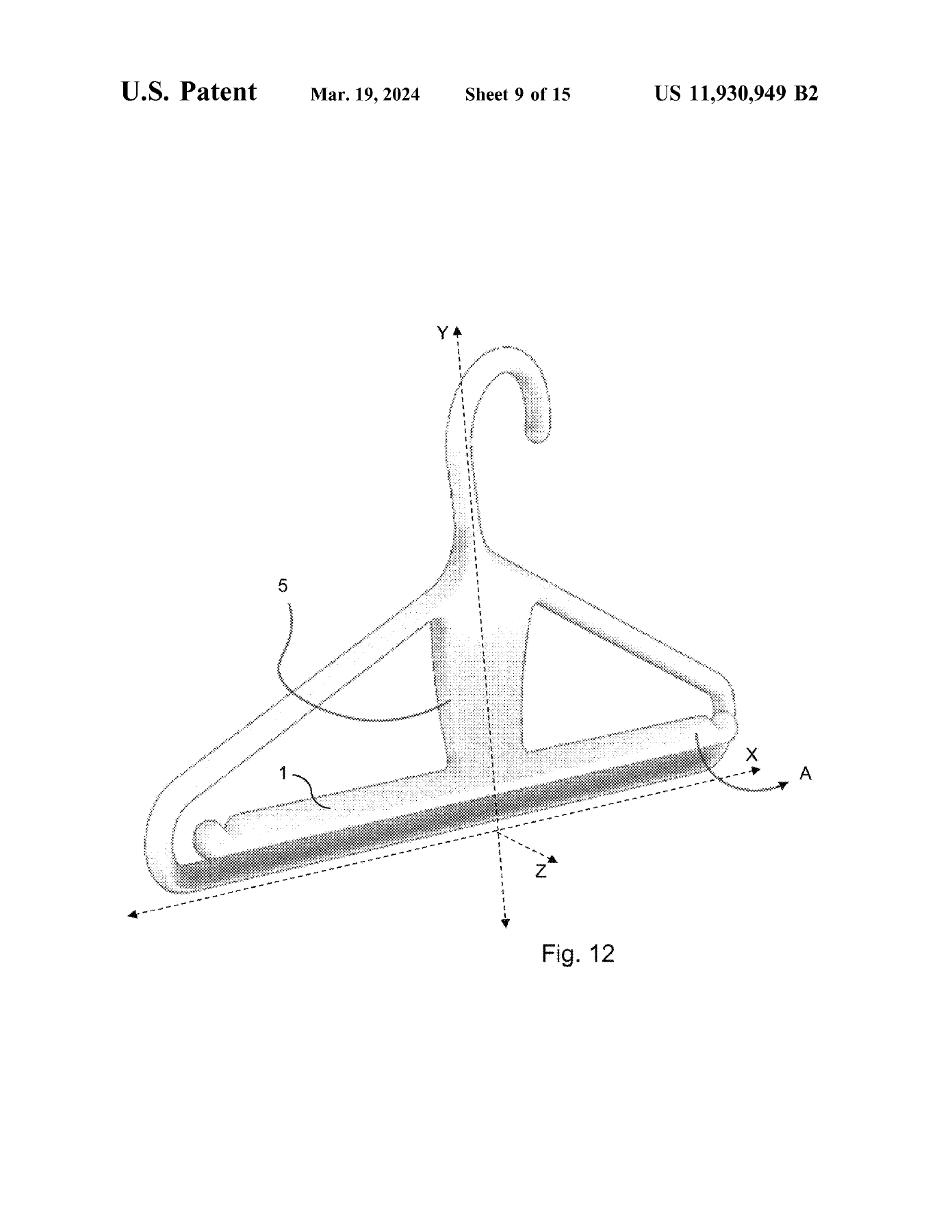 Figure 12 — View of the resilient center clip and lower bar.