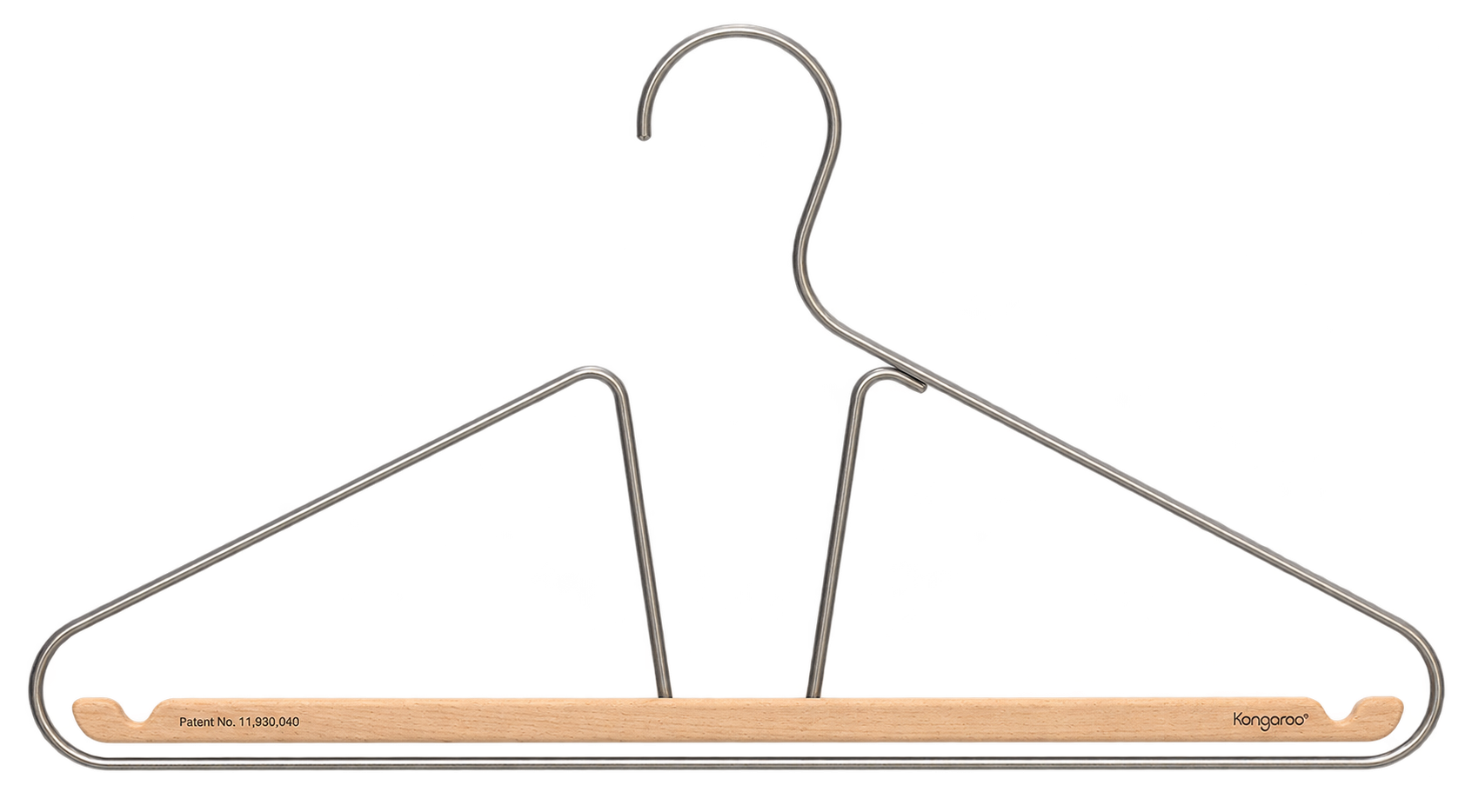 Kangaroo Alloy — single hanger, front view